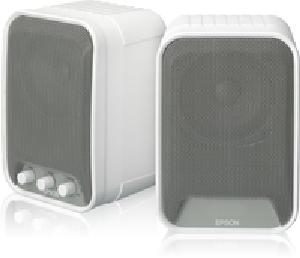 Epson Active Speakers (2 x 15W) - ELPSP02 - 2.0 channels - Wired - 30 W - 80 - 20000 Hz - 8 ? - White